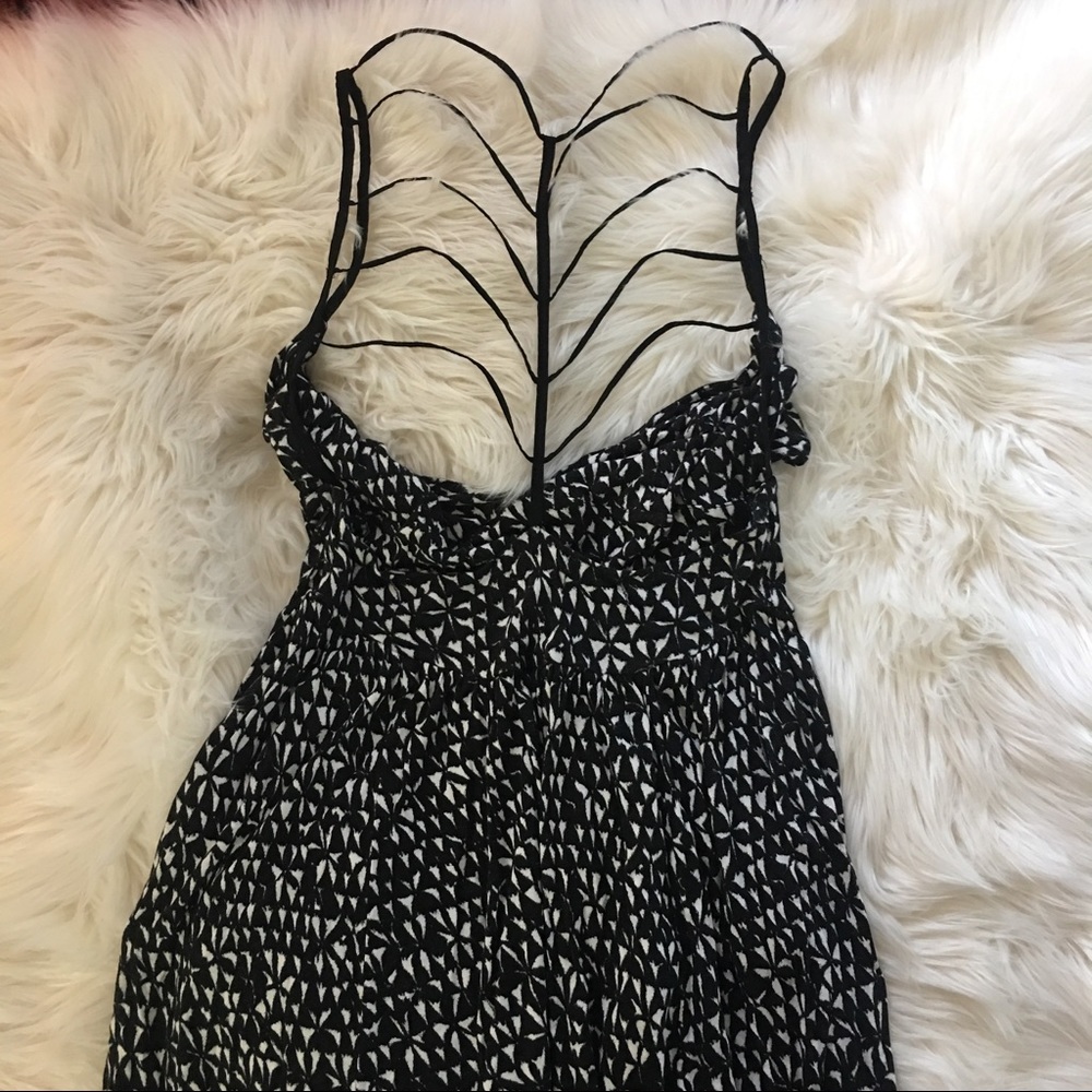 Open back maxi dress large tall long